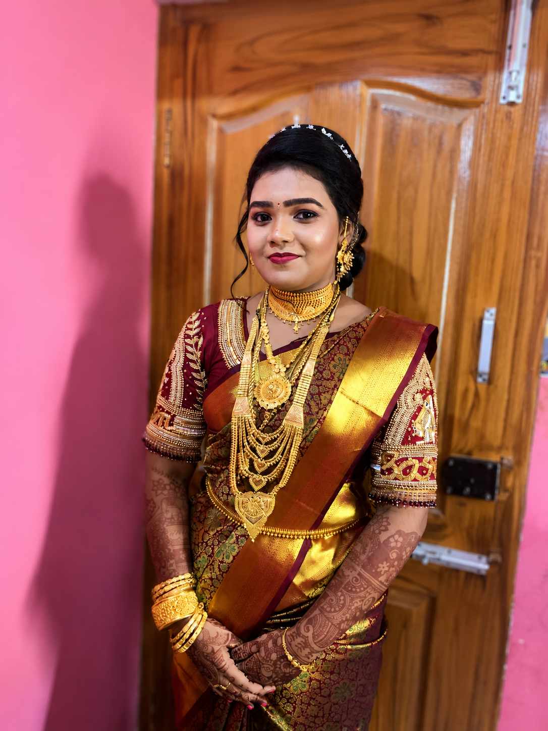 Bridal makeup look