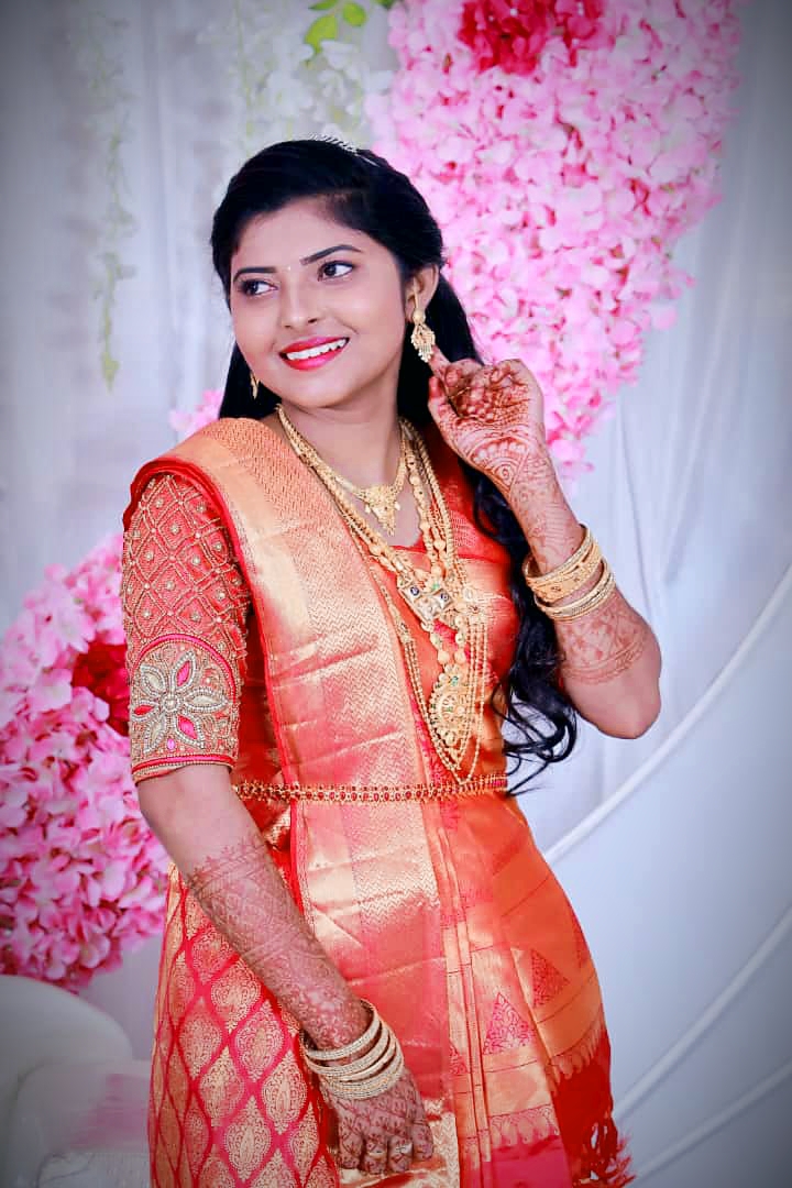 Bridal makeup look