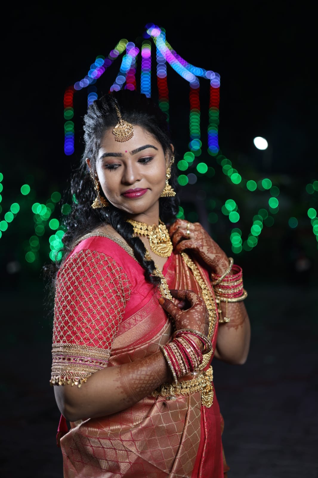 Bridal makeup look